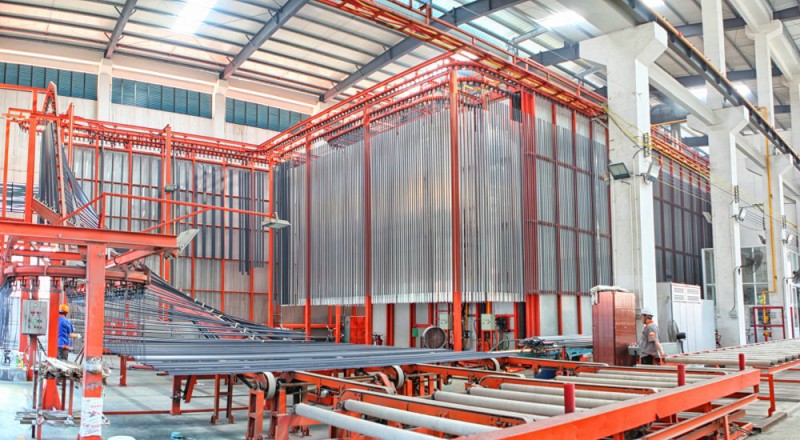 全自动立式喷涂出产线