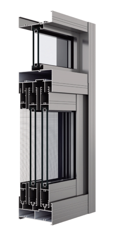 TC105A通常三轨推拉窗